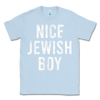 Dusty Blue hanukkah nice jewish boy cool chanukah festival jewish gift t shirt Classic Tee - minhPixels