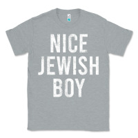 Heather Grey hanukkah nice jewish boy cool chanukah festival jewish gift t shirt Classic Tee - minhPixels