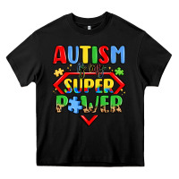 Black autism is my superpower Heavy Core Tee - LillyAllenDesigns