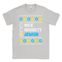 Moon Dust nice naughty jewish ugly hanukkah sweater chanukah jew gift premium t Classic Tee - minhPixels
