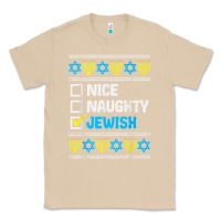 Mushroom nice naughty jewish ugly hanukkah sweater chanukah jew gift premium t Classic Tee - minhPixels