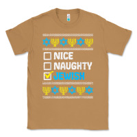 Toasted Coconut nice naughty jewish ugly hanukkah sweater chanukah jew gift premium t Classic Tee - minhPixels