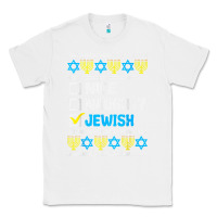White nice naughty jewish ugly hanukkah sweater chanukah jew gift premium t Classic Tee - minhPixels