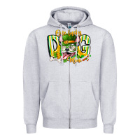 Heather Grey st patricks day dog mom Zipper Hoodie - CowhideDigitalArt