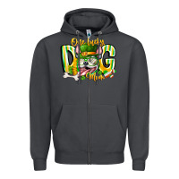 Smoke st patricks day dog mom Zipper Hoodie - CowhideDigitalArt