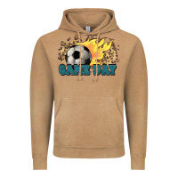 Vintage Camel Game day Soccer leopard flames fireball Vintage Hoodie - HowdyJamesFarm