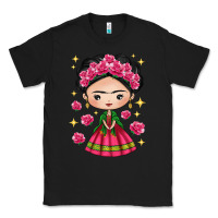 Black Mexican Girl Classic Tee - texasbilliewilder