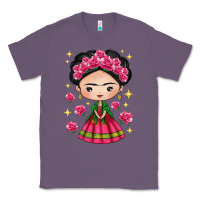 Lavender Mexican Girl Classic Tee - texasbilliewilder