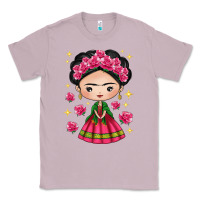 Lilac Mexican Girl Classic Tee - texasbilliewilder