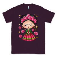 Plum Mexican Girl Classic Tee - texasbilliewilder