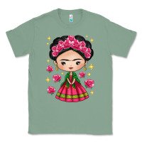 Sage Mexican Girl Classic Tee - texasbilliewilder