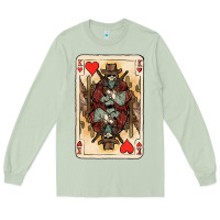 Matcha King Of Hearts Cowboy Long Sleeve Tee - HowdyJamesFarm