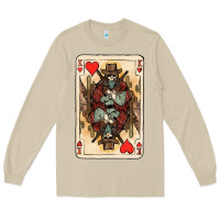 Mushroom King Of Hearts Cowboy Long Sleeve Tee - HowdyJamesFarm