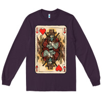 Plum King Of Hearts Cowboy Long Sleeve Tee - HowdyJamesFarm