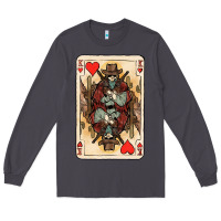 Smoke King Of Hearts Cowboy Long Sleeve Tee - HowdyJamesFarm
