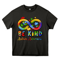 Asphalt be kind autism awareness infinity symbol Heavy Core Tee - LillyAllenDesigns