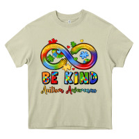 Mossy be kind autism awareness infinity symbol Heavy Core Tee - LillyAllenDesigns
