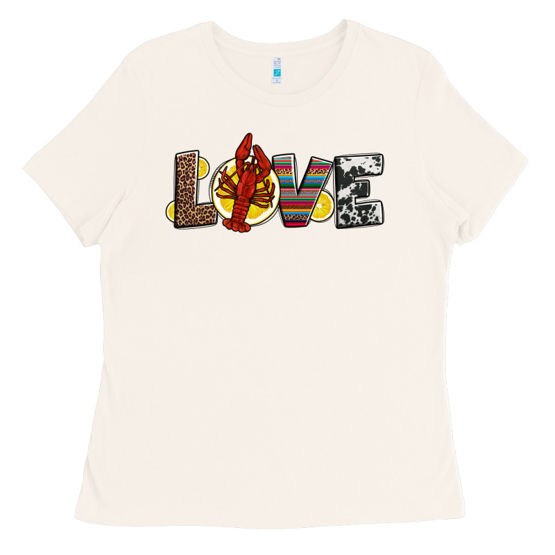 Love Crawfish Western Mardi Gras Ladies Tee by Jasminsmagicworld | Teevron