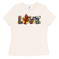 Bone love crawfish western mardi gras Ladies Tee - Jasminsmagicworld