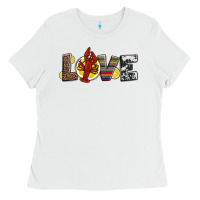 White love crawfish western mardi gras Ladies Tee - Jasminsmagicworld