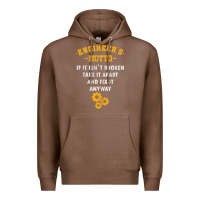 Chestnut engineer engineering mechanical profession electrical gift Premium Hoodie - minhPixels