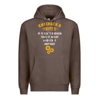 Coffee engineer engineering mechanical profession electrical gift Premium Hoodie - minhPixels