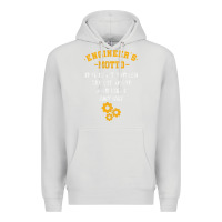 Dove Grey engineer engineering mechanical profession electrical gift Premium Hoodie - minhPixels
