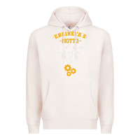 Pale Pink engineer engineering mechanical profession electrical gift Premium Hoodie - minhPixels