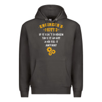 Smoke engineer engineering mechanical profession electrical gift Premium Hoodie - minhPixels