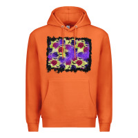 Carrot halloween bat and roses background Premium Hoodie - BundleAndBundleShop