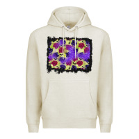 Oatmeal Heather halloween bat and roses background Premium Hoodie - BundleAndBundleShop