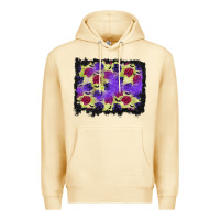 Pina Colada halloween bat and roses background Premium Hoodie - BundleAndBundleShop