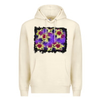 Sandshell halloween bat and roses background Premium Hoodie - BundleAndBundleShop