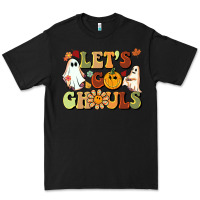 Black halloween lets go ghouls Premium Tee - BarkalooDesign