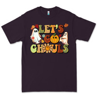 Plum halloween lets go ghouls Premium Tee - BarkalooDesign
