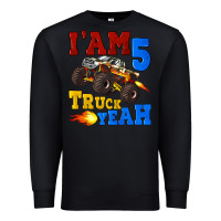 Black i'am five truck yeah Premium Sweatshirt - Artiststas