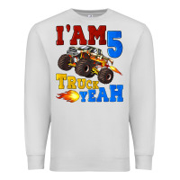 Dove Grey i'am five truck yeah Premium Sweatshirt - Artiststas