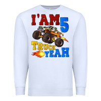 White i'am five truck yeah Premium Sweatshirt - Artiststas