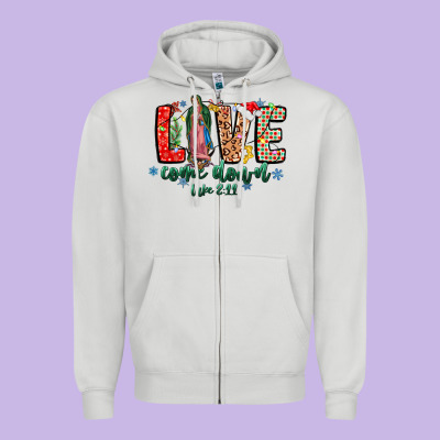 Love Comedown Luke 2.11-2 Zipper Hoodie Designed By Cowhidedigitalart
