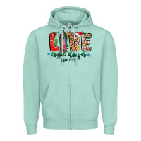 Seafoam Love ComeDown Luke 2.11-2 Zipper Hoodie - CowhideDigitalArt