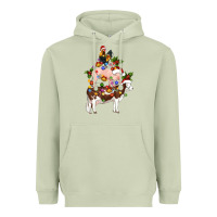 Matcha stacked christmas farm animals Heavyweight Hoodie - Artiststas