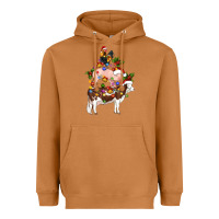 Meerkat stacked christmas farm animals Heavyweight Hoodie - Artiststas