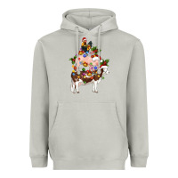 Moon Dust stacked christmas farm animals Heavyweight Hoodie - Artiststas