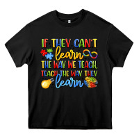 Black if they can't learn the way we teach teach the  wa Heavy Core Tee - LillyAllenDesigns