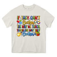 Cream if they can't learn the way we teach teach the  wa Heavy Core Tee - LillyAllenDesigns