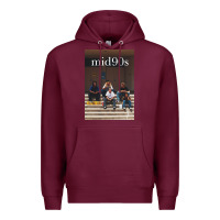 Burgundy mid 90s movie Premium Hoodie - minhPixels