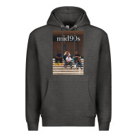 Charcoal Heather mid 90s movie Premium Hoodie - minhPixels