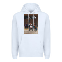 White mid 90s movie Premium Hoodie - minhPixels