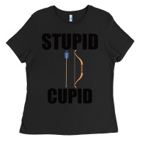 Black Stupid Cupid Ladies Tee - Bettercallsaul