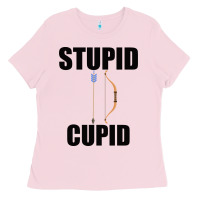 Bubblegum Pink Stupid Cupid Ladies Tee - Bettercallsaul